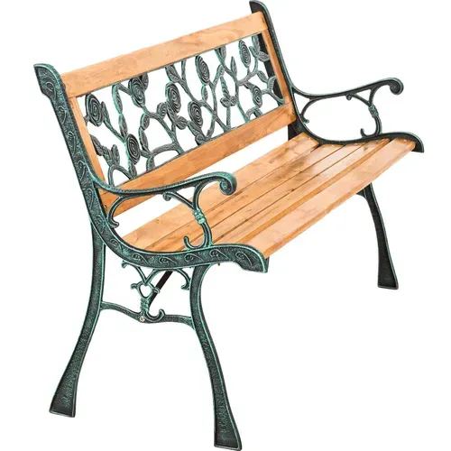 Banc De Jardin Marina En Bois Marron