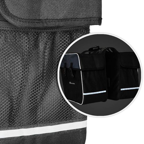 1 Sachoche De Vélo Georges En Polyester Noir