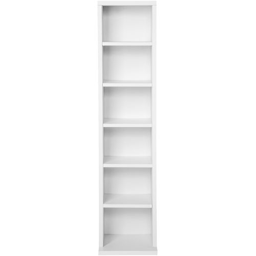 étagère Dvd Cd Juliane En Bois Mdf Blanc