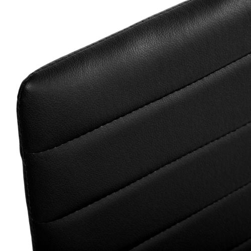Lot De 4 Chaise De Salle À Manger Thomas En Matière Synthétique Noir