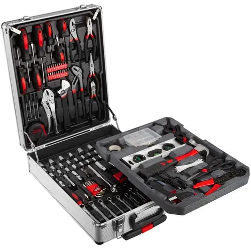 Caisse à Outils Alfons En Aluminium Noir