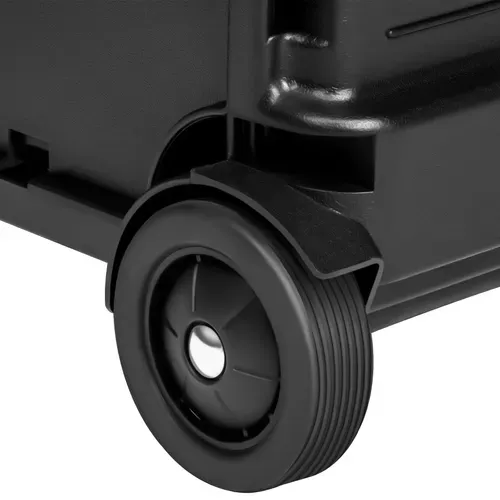 Chariot De Courses à Roulettes En Plastique Abs Noir