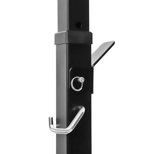Banc De Musculation D'haltères Pour Abdominaux Pliable En Acier Noir