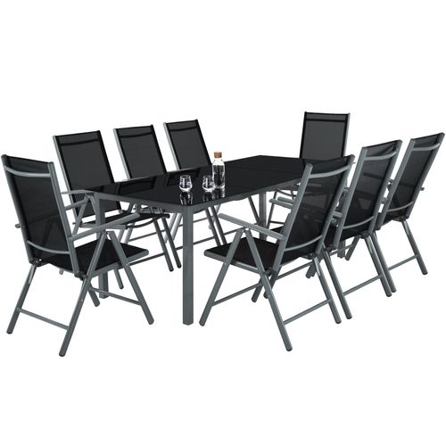 Salon De Jardin Gris Anthracite  189 X 90 X 72.7 Cm