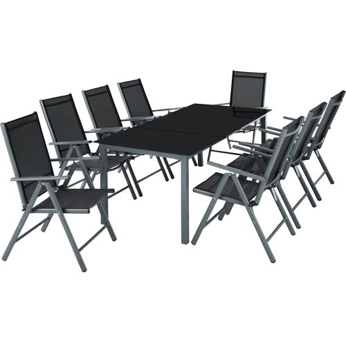 Salon De Jardin Gris Anthracite  189 X 90 X 72.7 Cm