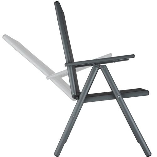 Ensemble Salon De Jardin Gris Anthracite  150 X 90 X 73 Cm