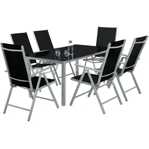 Ensemble Salon De Jardin Argent  150 X 90 X 73 Cm