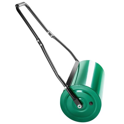 Rouleau à Gazon équipé D'un Large Tambour En Acier Vert
