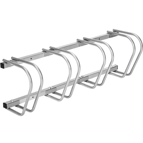 Support à Bicyclette En Acier Enduit De Poudre Argent