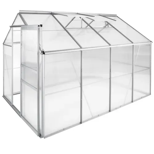 Serre En Aluminium Blanc Transparent