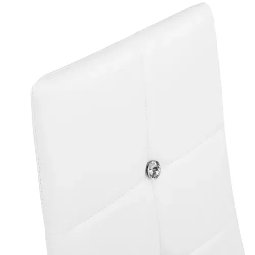 Ensemble De Chaises De Salle à Manger Julien En Matière Synthétique Blanc