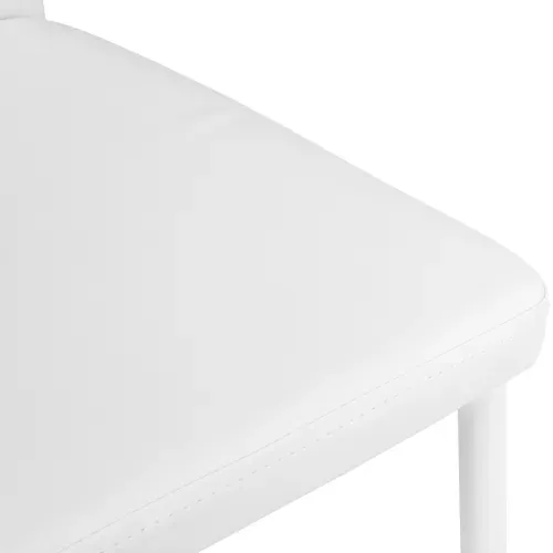 Ensemble De Chaises De Salle à Manger Julien En Matière Synthétique Blanc