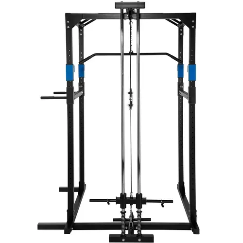 Cage De Musculation En Acier Noir/bleu