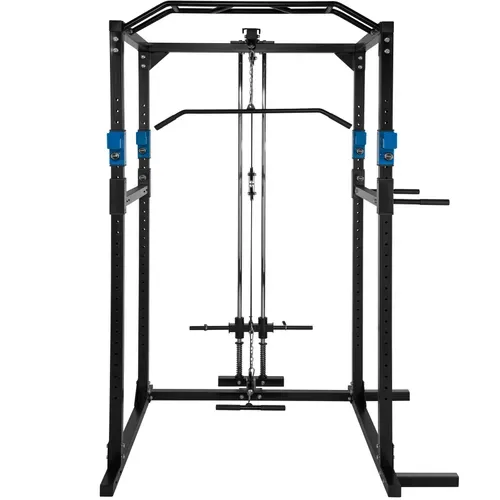 Cage De Musculation En Acier Noir/bleu
