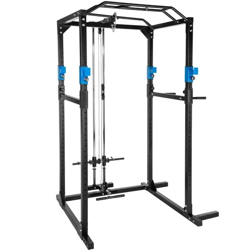 Cage De Musculation En Acier Noir/bleu