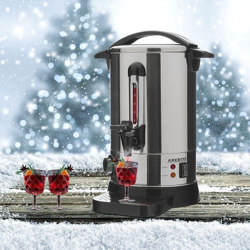 Distributeur De Boisson Chaudes 950w Chaudière À Eau 6,8l Réglage De La Température 30-110°c