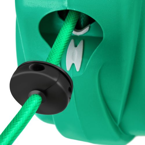 Dévidoir à Enroulement Automatique Pour Tuyau D'arrosage En Polypropylène Vert