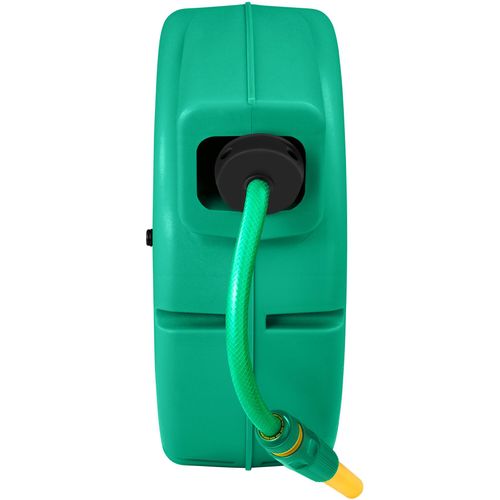 Dévidoir à Enroulement Automatique Pour Tuyau D'arrosage En Polypropylène Vert