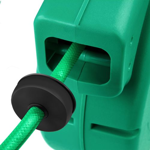 Dévidoir à Enroulement Automatique Pour Tuyau D'arrosage En Polypropylène Vert