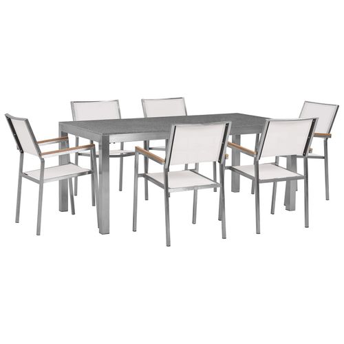 Set De Salle à Manger Pierre Blanc Grosseto