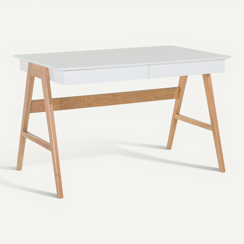 Table De Bureau 120 X 70 Cm Blanc Sheslay