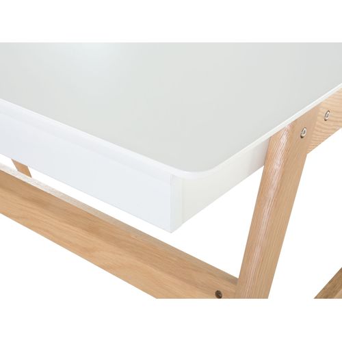 Table De Bureau 120 X 70 Cm Blanc Sheslay