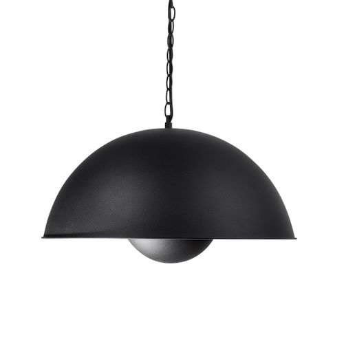 Lampe Suspension Noire Et Dorée Thames Ii