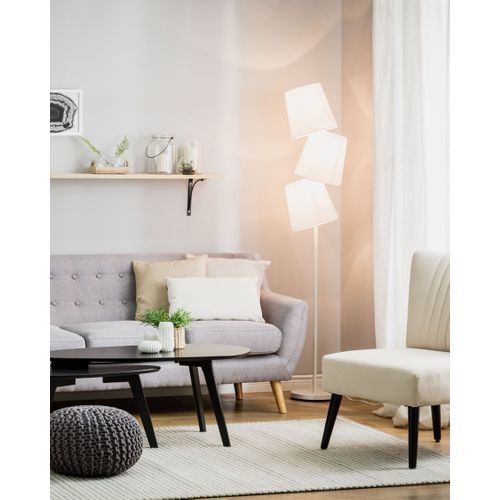 Lampadaire Blanc De 3 Abats-jours Rio Grande