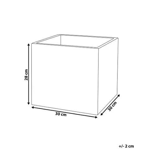 Cache-pot Paros 30 Cm Noir