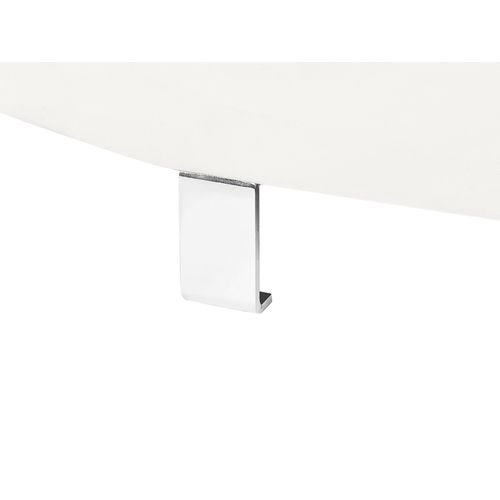 Canapé Angle à Gauche 5 Places En Cuir Pu Blanc Norrea