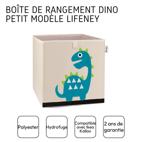 Boîte De Rangement En Tissu Pour Enfant "dinosaure Diplodocus"