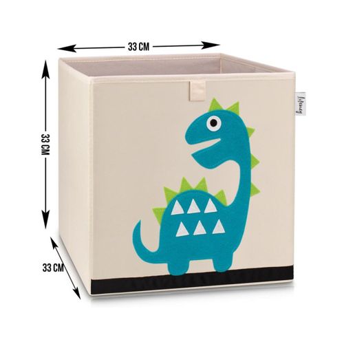 Boîte De Rangement En Tissu Pour Enfant "dinosaure Diplodocus"