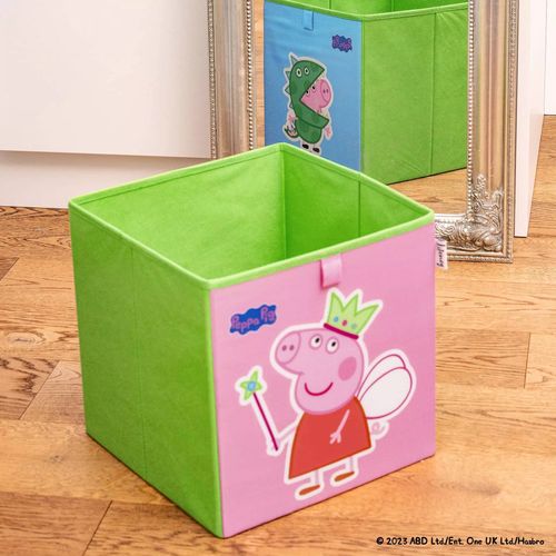 Boîte De Rangement Peppa Fée 2 Faces Compatible Kallax Lifeney Peppa Pig