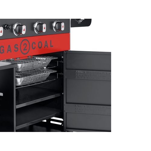 2 Tablettes Intérieures Pour Barbecues  Gas2coal 2.0 4 Brûleurs