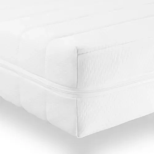 Matelas Mousse 100x190, Epaisseur 15 Cm, à Froid Avec 7 Zones, Soutien Ferme