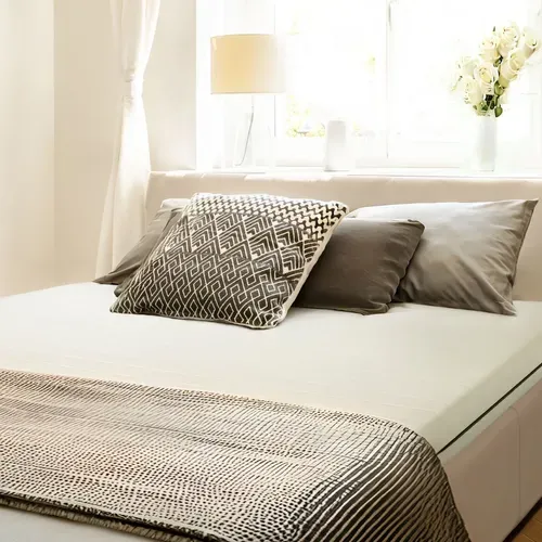 Matelas 90x200, Matelas Ergonomique 7 Zones En Mousse Froide, 2en1 Degré De Fermeté H2 H3