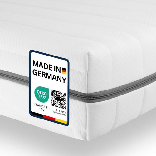 Matelas 120x190, Matelas Ergonomique 7 Zones En Mousse Froide, 2en1 Degré De Fermeté H2 H3