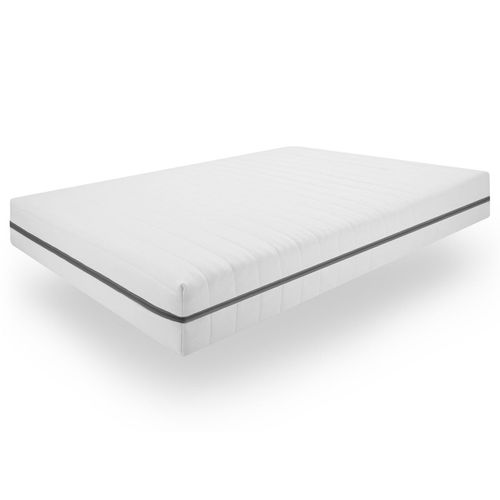 Matelas Mousse 90x200 cm Mi-ferme et Ferme, Hauteur 18cm, 7 Zones