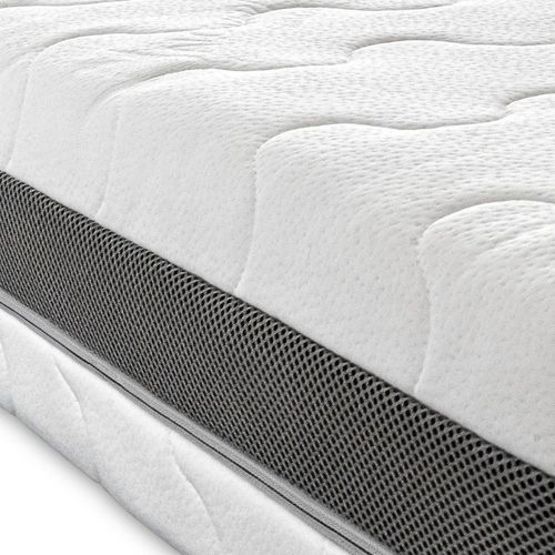 Matelas 90x200 H2 H3, 7 Zones 18 Cm En Mousse Froide 90 X 200 Matelas Avec Double Housse En Tissu