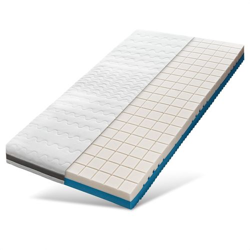 Matelas 120x200 H2 H3, 7 Zones 18 Cm En Mousse Froide 120 X 200 Matelas Avec Double Housse En Tissu