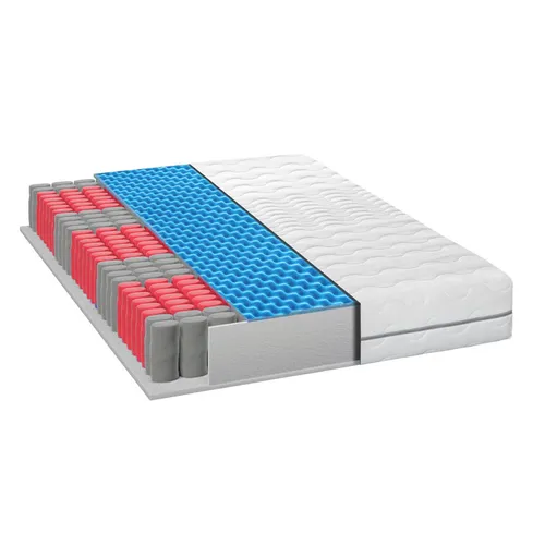 Matelas 90x200, 21cm Matelas à Ressorts Ensachés 90x200 H2 H3, Matelas  7 Zones