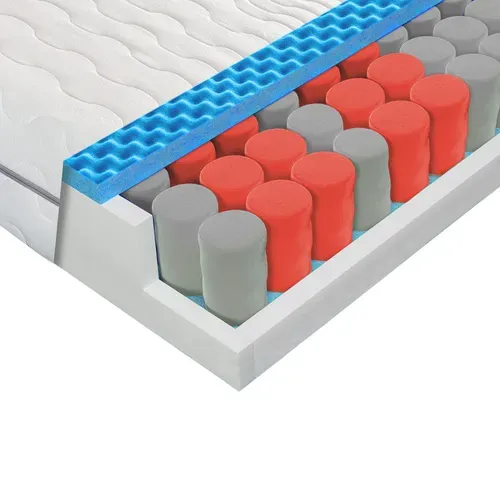 Matelas 90x200, 21cm Matelas à Ressorts Ensachés 90x200 H2 H3, Matelas  7 Zones