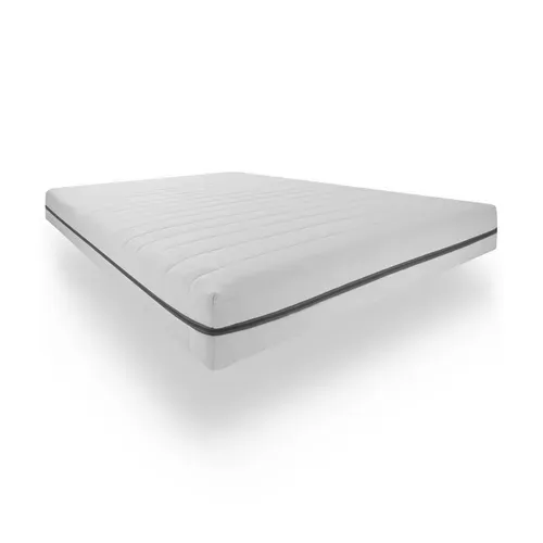 Matelas Mousse 120x190 cm, 7 Zones Mi-ferme et Ferme Avec Housse Amovible