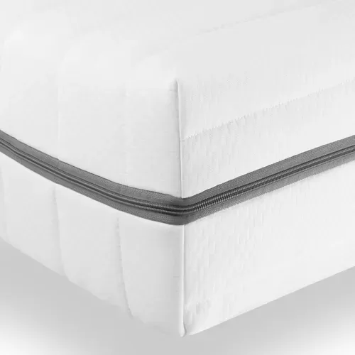 Matelas Mousse 90x190 cm Avec 7 Zones, Hauteur 18cm, Ferme