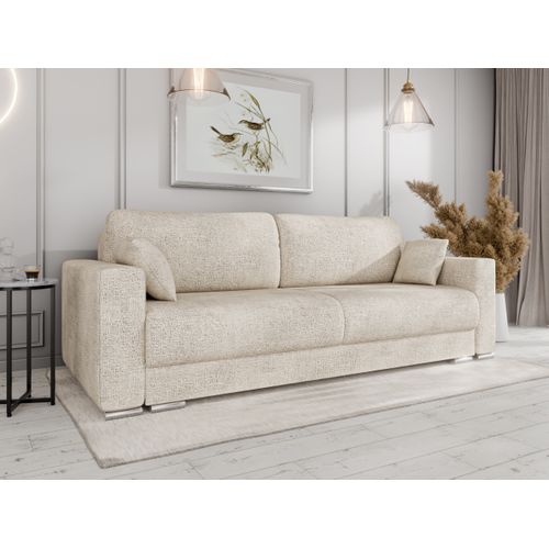 Calma Canapé-lit Avec Coffre 3 Places Style Moderne - Beige