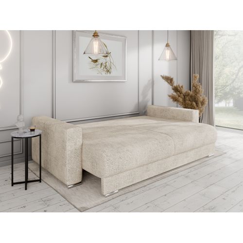 Calma Canapé-lit Avec Coffre 3 Places Style Moderne - Beige