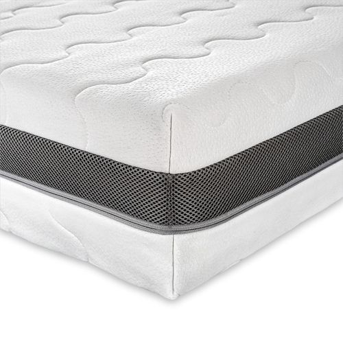 Matelas Mousse 160x200 Cm, Hauteur 18cm, Ferme, Housse Respirante Aloe Vera