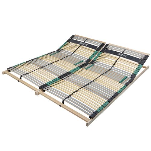 Sommier à lattes 90x200, ergonomique 7 zones, 42 lattes Sommier à Sommier à lattes 90x200, ergonomique 7 zones, 42 lattes Sommier à