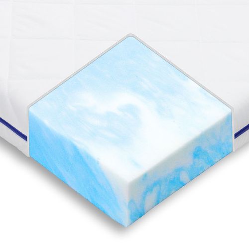 Surmatelas Gel 160x200 Cm, Fabriqué En Allemagne, Hauteur 8 Cm, Certifié Standard 103