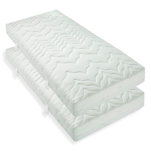 Matelas 200x200 H3 H4, Matelas à Ressorts Vario Lux Greenfirst 22cm